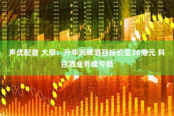 声优配音 大摩：升华润啤酒目标价至36港元 料白酒业务续亏损