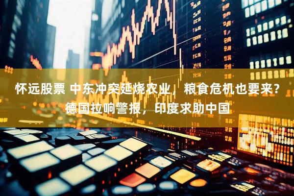 怀远股票 中东冲突延烧农业，粮食危机也要来？德国拉响警报，印度求助中国