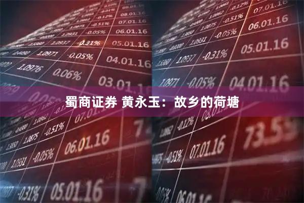 蜀商证券 黄永玉：故乡的荷塘