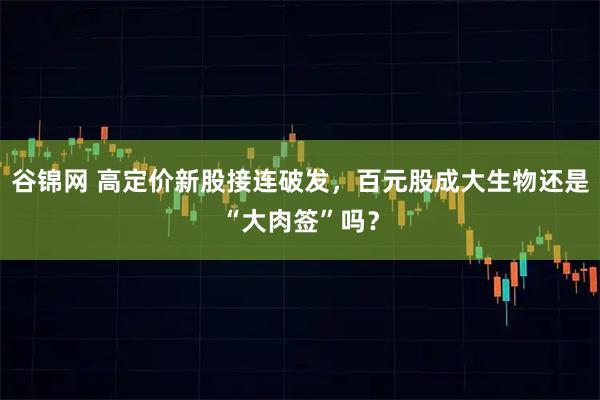 谷锦网 高定价新股接连破发，百元股成大生物还是“大肉签”吗？