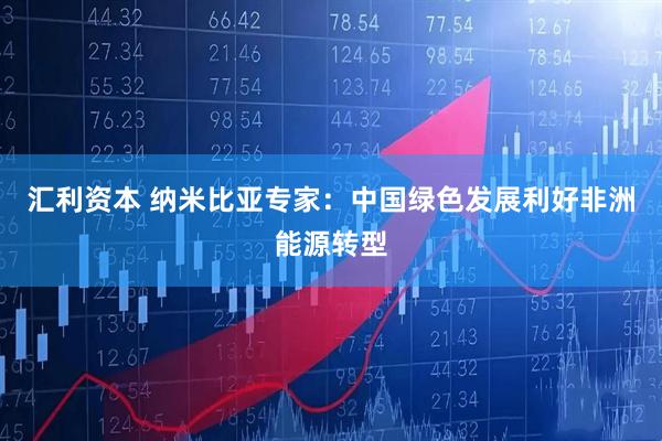 汇利资本 纳米比亚专家：中国绿色发展利好非洲能源转型