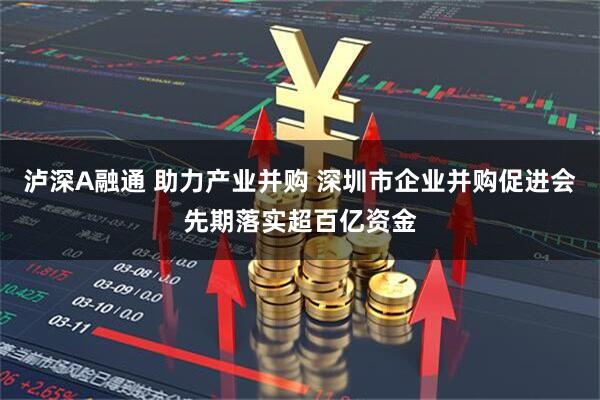 泸深A融通 助力产业并购 深圳市企业并购促进会先期落实超百亿资金