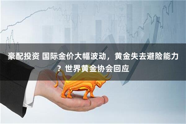 豪配投资 国际金价大幅波动，黄金失去避险能力？世界黄金协会回应