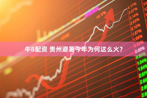 牛8配资 贵州避暑今年为何这么火？
